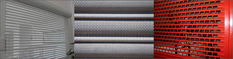 PERFORATED ROLLER SHUTTERS